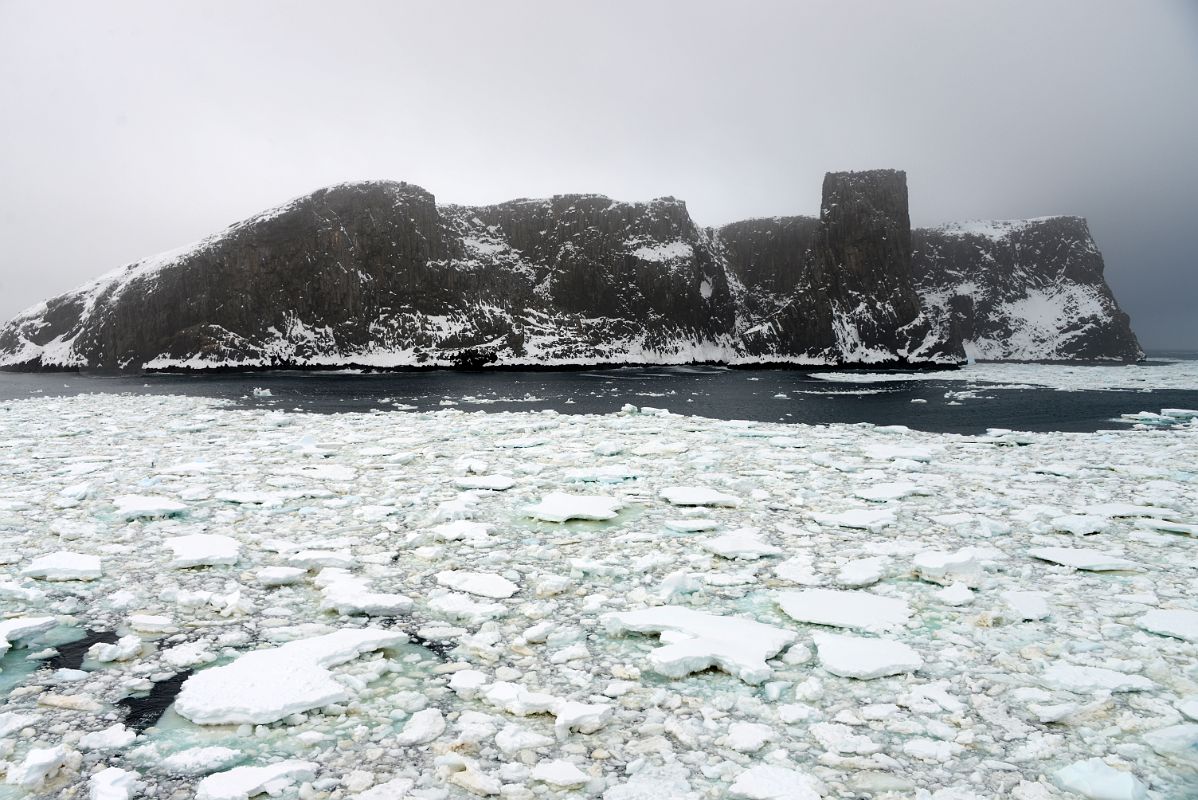 19A Passing By An Aitcho Island Part Of South Shetland Islands With Drift Ice From Quark Expeditions Cruise Ship In Antarctica